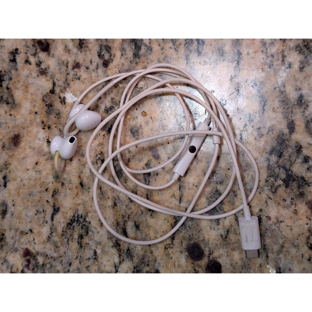 Google USB-C Wired Earbuds Headset White Digital Earphones Tested